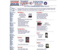Tablet Screenshot of discountdisplaycases.com